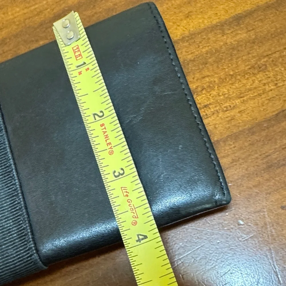 Salvatore Ferragamo Vera Ribbon Black Leather Wallet